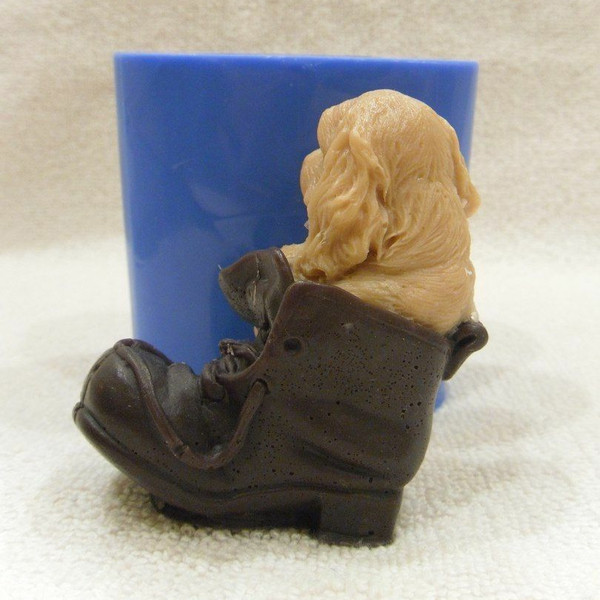 Puppy in a boot soap