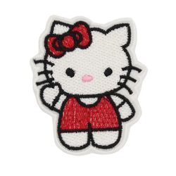 Patch | Thermal | Hello Kitty Embroidered with an iron on patches | 5.5*7 cm | Patch |Chevron | Sticker | Thermosticker