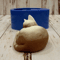 Sleeping cat soap and silicone mold