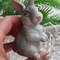 Cute hare figurine
