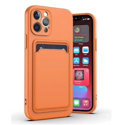 liquid silicone wallet case iphone 14 pro max card holder slot case for iphone 14 pocket