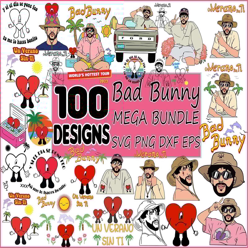 100 Bad bunny svg, bad bunny png, bad bunny svg cricut, bad bunny clipart, yhlqmdlg svg, bad bunny files.jpg