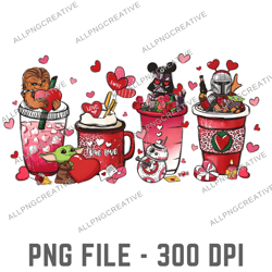 Valentine Movie Png, Valentine Baby Yoda Png, Happy Valentine's Day Png, Yoda One For Me Png, Digital Download