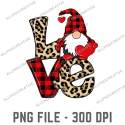 Happy Valentine's Day Gnome with Sunflower Png Sublimation Design, Valentine Love PNG, Valentine PNG, Valentine Gnome PN