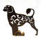 figurine brown Portuguese water dog