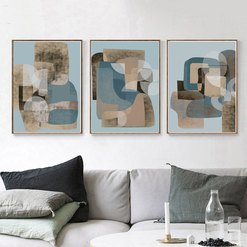 Digital Download Abstract Prints Wall Art Set of 3