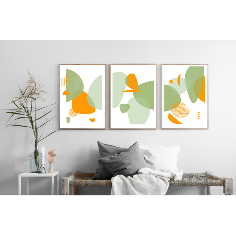 Digital Download Abstract Prints Wall Art Set of 3