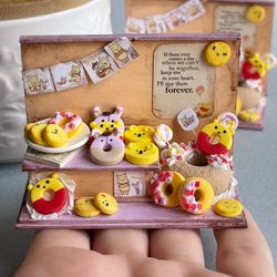 Miniature set in the style of fairy-tale heroes