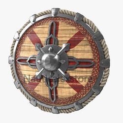 viking dregon shield