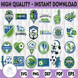 25 files mls logo seattle sounders fc, seattle sounders fc svg mls bundle svg, mls team svg, soccer logo