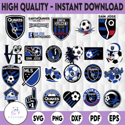 25 files mls logo san jose earthquakes, san jose earthquakes svg, mls team svg, soccer logo