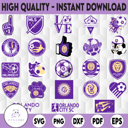 23 files mls logo orlando city soccer club, orlando city soccer club svg mls bundle svg, mls team svg, soccer logo
