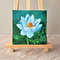 Palette-knife-painting-white-water-lily-in-the-style-impasto-framed-art