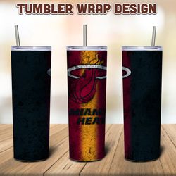 Miami Heat Tumbler Sublimation Wrap, Miami Heat Tumbler PNG, NBA Tumbler, Heat  Sublimation Tumbler, Digital Download