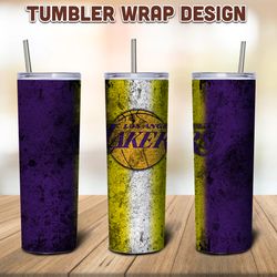 Los Angeles Lakers Tumbler Sublimation Wrap, Lakers Tumbler PNG, Tumbler, Lakers Sublimation Tumbler, Digital Download