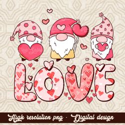 Love Valentine Gnome png, Gnome Valentines Day, Gnome Happy Valentines Day, Valentine Gift Ideas, Valentine Gnome Design