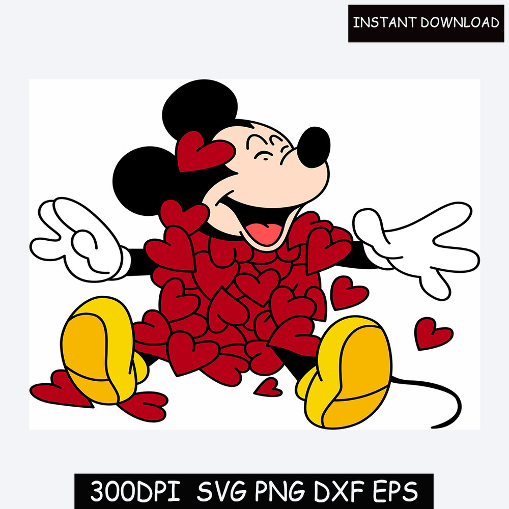 Mouse Hearts Bundle svg, Mouse Valentine's day kids svg, Valentines boy and girl svg, Valentine svg, Valentines Day svg, Mouse Valentine.jpg