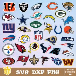 NFL Team Logo Svg, National Football League Svg, NFL Svg, NFL Team Svg, American Football Svg, Sport Svg Files