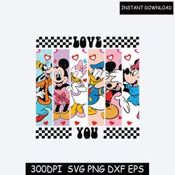 Mickey Mouse Valentines Day SVG Mickey Mouse SVG Valentines Day Mickey SVG Valentines Day Mickey Heart Svg Love Svg