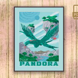 Visit Pandora Cross Stitch Pattern