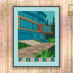 Welcome to Forks Cross Stitch Pattern