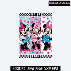 Valentines Day Svg, Mickey and friends valentines day svg, happy valentine svg, mouse valentine svg, Valentine Cut Files