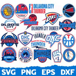 oklahoma city thunder svg, basketball team svg, basketball svg, nba svg, nba logo, nba teams svg, png, dxf