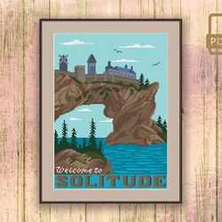 Welcome to Solitude Cross Stitch Pattern
