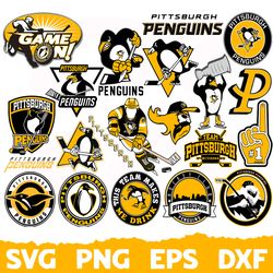 pittsburgh penguins svg, pittsburgh penguins bundle, pittsburgh penguins logo, nhl bundle, nhl logo, nhl ,svg, png, eps