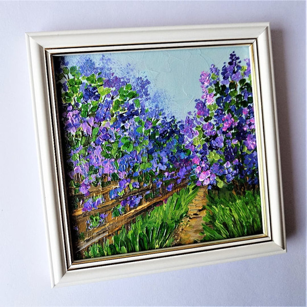 Blossom-painting-landscape-art-lilac-wall-decor