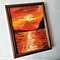Sunset-landscape-acrylic-painting-in-style-impasto-framed-art
