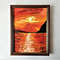 Sunset-scenery-painting-in-acrylic-wall-decor-for-living-room