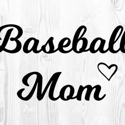 Baseball Mom SVG PNG