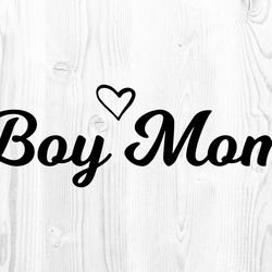 Boy Mom SVG PNG