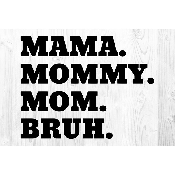 Mama Mommy Mom Bruh SVG PNG, Mother's Day SVG.jpg