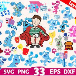 Big SVG Bundle, Digital Download, Blues Clues svg, Blues Clues png, Blues Clues clipart, Blues Clues cricut