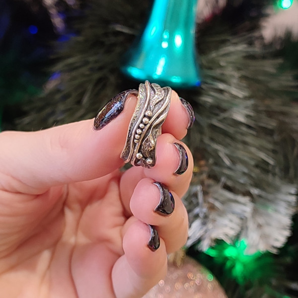 silver handmade ring
