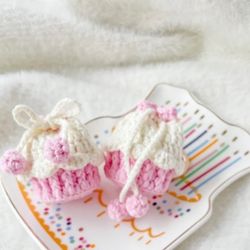 mini cupcake coin bag keychains