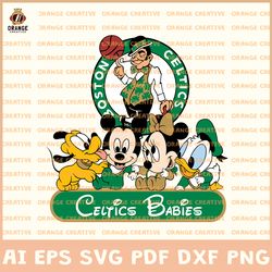 NBA Mickey  Boston Celtics SVG, Disney svg, NBA SVG Design, Celtics SVG, Cricut, Silhouette, Digital Download