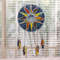 Sun And Moon Stained Glass Dreamcatcher Eye Suncatcher Hanging Glass Wind Rose Feather Ornament Unique Dream Catcher 7