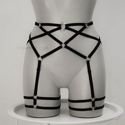 Harness belt NOA, harness lingerie, harness bra, cage belt, garters belt, harnesses, harness women, harness women
