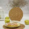 round wicker placemats