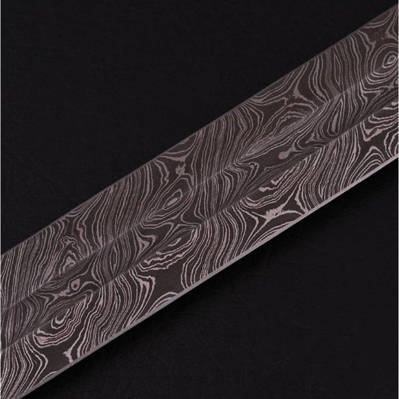 UlfSune Fang Damascus Steel Viking Carolingian Sword  Hand Forged Functi 3jpg