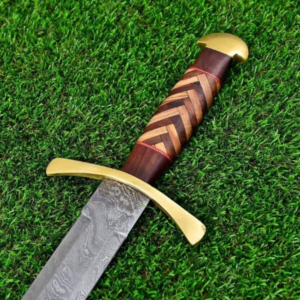 Heathen Army Damascus Steel Sword Pattern Welded Steel Hand - Inspire ...