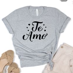 te amo hand lettered svg. i love you in spanish