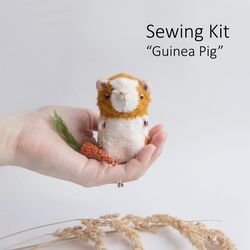 Sewing Kit Guinea Pig with Tutorial and Pattern DIY