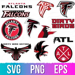 Atlanta Falcons logo, Atlanta Falcons svg,  Atlanta Falcons eps,  Atlanta Falcons clipart,  Falcons svg, NFL svg