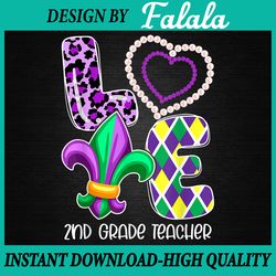 i love mardi gras 2nd grade teacher plaid leopard png file sublimation design mardi gras, mardi gras png
