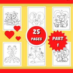 Valentines Day Coloring Pages, Part 1