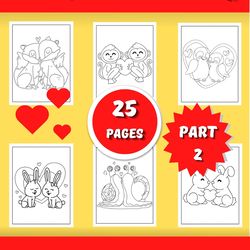 Valentines Day Coloring Pages, Part 2